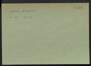 Ganser, Friedrich