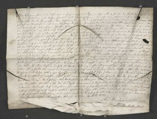 1747 Sept. 28. Stadtobligation über 1000 RThaler von Kämmerer Jobst Herm. Kayser.
