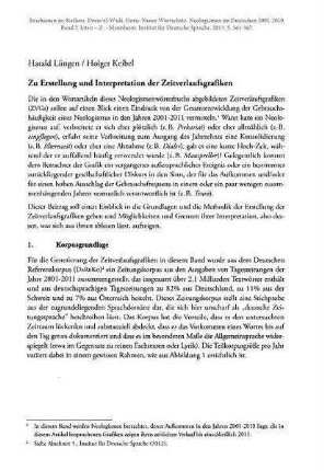 Zur Erstellung und Interpretation der Zeitverlaufsgrafiken