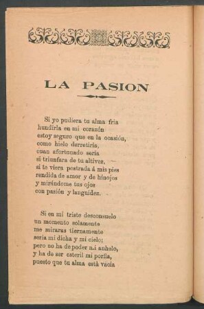 La pasión