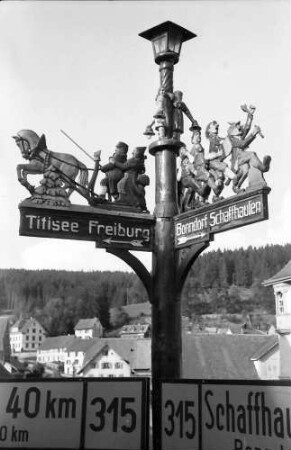 Lenzkirch: Wegweiser 1 (Bonndorf - Schaffhausen)
