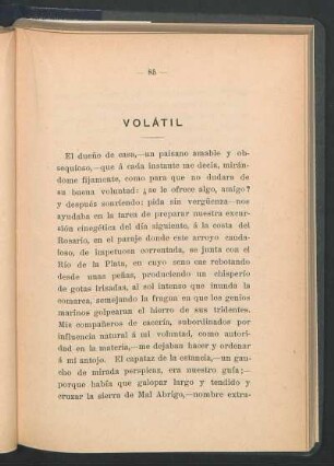Volátil