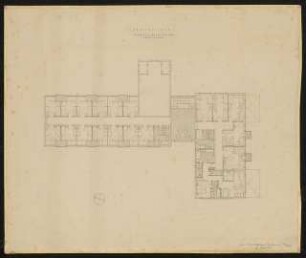 Freizeithaus der Inneren Mission, Berlin: Grundriss Obergeschoss 1:100