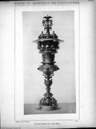 Tafel 59: Der Kaiser-Becher der Stadt Köln