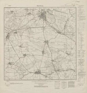 3236 (alte Nr.: 1683) Osterburg, Meßtischblatt (4cm - Karte)