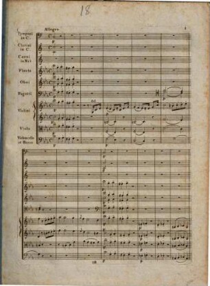 Partition Des Symphonies D'HAYDN Ouvrage Proposé Souscription, 18. [H 1,95]. - 41 S.