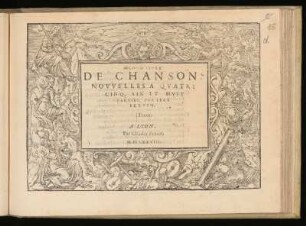 Jean Servin: Second livre de chansons nouvelles. Tenor