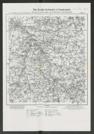 Beilage 10. Die Große Schlacht in Frankreich.