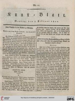 Nr. 11-20 (7. Februar - 9. März 1820)