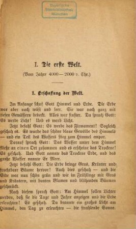 Biblische Geschichte für katholische Volksschulen : Neubearb. v. Albert Werfer. 1