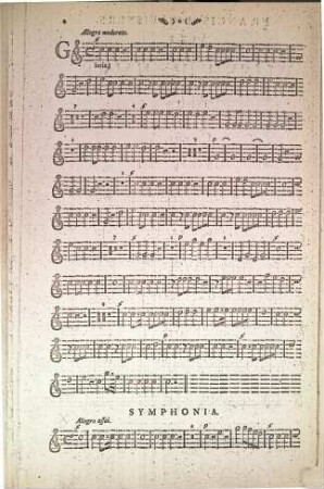 FRANCISCI GLEISSNER ... VI. MISSAE, CUM TOTIDEM SYMPHONIIS AC OFFERTORIIS STYLO ELEGANTIORI AD MODERNUM GENIUM ELABORATAE. A Canto, Alto, Tenore, Basso, Violino I. Violino II. Viola & Organo obligatis: Cornu I. Cornu II. & Violoncello, non obligatis. OPUS I