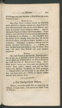 4. Das Markgrafthum Mähren