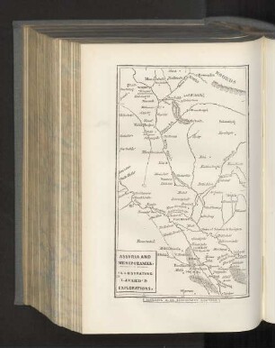 Assyria and Mesopotamia. Illustrating Layard's explorations.