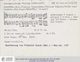Konzert h-moll