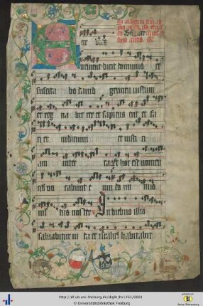 Fragment aus Antiphonarium