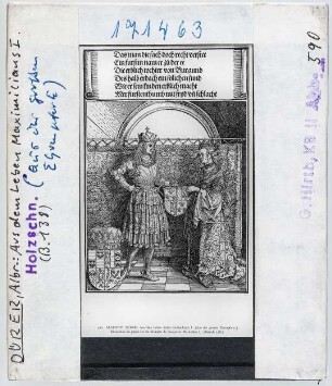Albrecht Dürer: Aus dem Leben Maximilians I (Große Ehrenpforte), B 138