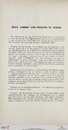Rijks Kabinet van Prenten te Leiden