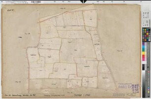 Lüdinghausen (Lüdinghausen), Umlegung Lüdinghausen, Bl.72 Zuteilungskarte Senden Flur 39