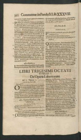 Libri Trigesimi Octavi
