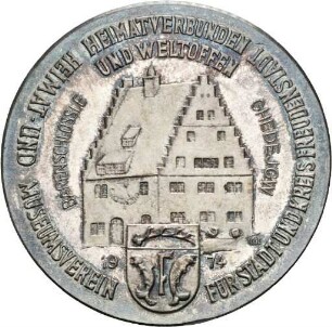 Medaille auf die Stadt Freudenstadt