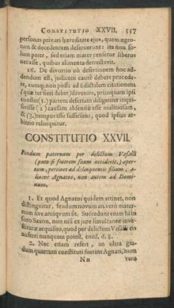 Constitutio XXVII