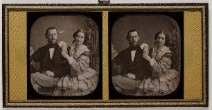 Edmund Johann Krüß (1824-1906) und seine Frau Auguste Agathe, geb. Bauer (1829-1912)