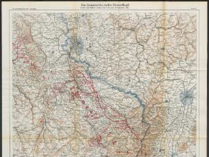 Karte 9. Der französische rechte Heeresflügel in der Linie Belfort-Nancy vom 5. bis zum 13. September 1914.