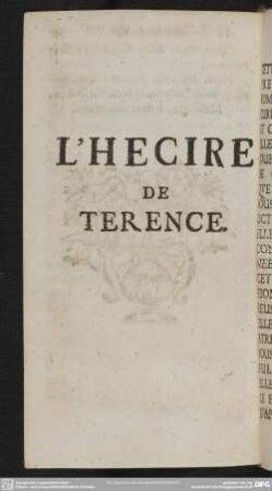 L'Hecire De Terence