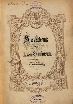 Missa solemnis : op. 123