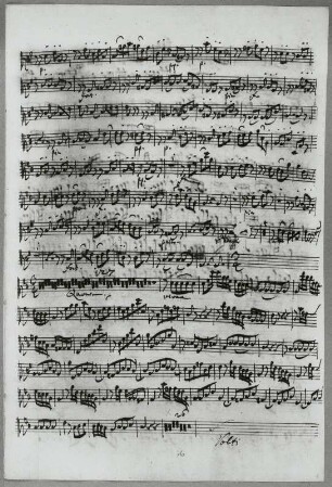 Stimmensatz: Qui sedes (T. 23-86.), Cum Sancto Spiritu (T. 1-63), Viola