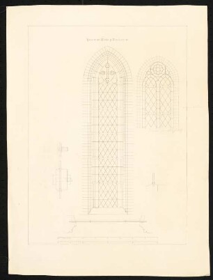 Kirche, Bialosliwe Fenster: 2 Ansichten, 3 Details