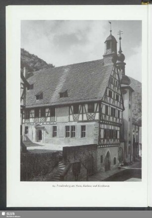 Freudenberg am Main, Rathaus und Kirchturm