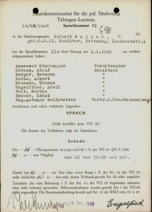 Walzer, Norbert