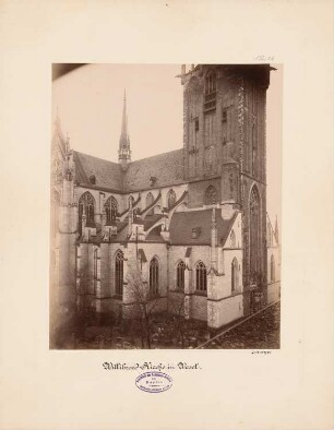 Kirche St. Willibrord, Wesel Restaurierung: Teilansicht von Nordwesten