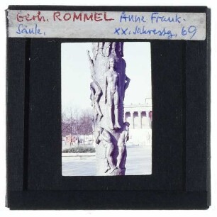 Rommel, Anne-Frank-Säule : Figur
