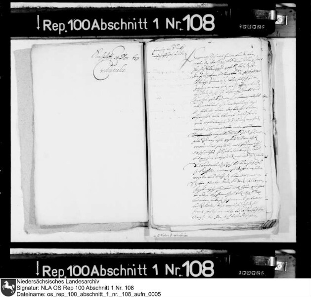 Korrespondenz Bischof Franz Wilhelms mit verschiedenen Reichshofräten wegen Reichs- und Landesangelegenheiten Enthält u.a.: Korrespondenz mit Graf von Trauttmansdorff, Graf von Schlick, Freiherr von der Recke, Johann Nothaft; Namensliste von Reichshofräten; Korrespondenz mit den kaiserlichen Gesandten Isaac Volmar und Johann Krane; Rezeß über Beendigung der Besatzung in Frankental und Heilbronn (1652)