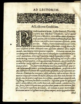 Ad Lectorem Candidum