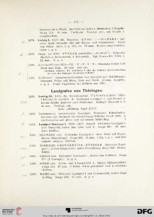 Landgrafen von Thüringen (Nr. 2482-2500)