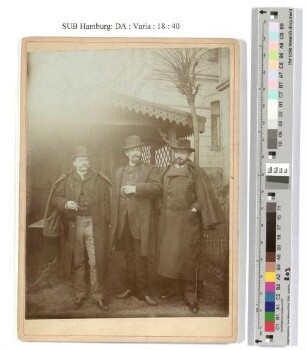 Detlev von Liliencron, Wilhelm Friedrich und Hans Merian