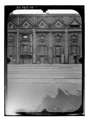 Berlin-Mitte, Friedrichstraße 101/102. Metropol-Theater (1910-1911; H. Schweitzer). Rückseite (von der Planckstraße)
