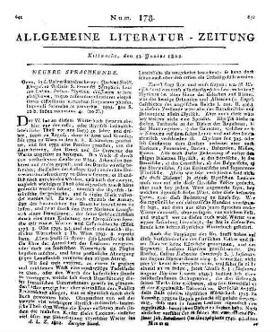 Horne, T.: Dialogues for the Head and the Heart. Leipzig: Reinicke & Hinrichs 1801 Paralleltitel: Vernunftkatechismus
