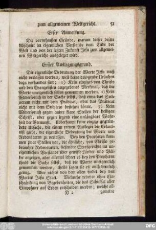 Erste Anmerkung.
