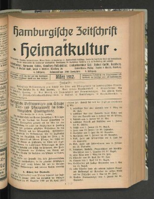 4. Jahrgang. März 1912.