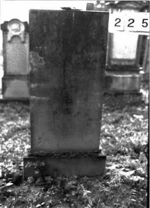 Grabstein 2251 (Index: 100097338) Maße HxBxT: 118x50x14 cm: Grabstein 2251