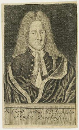 Bildnis des Jo. Christ. Wolfius