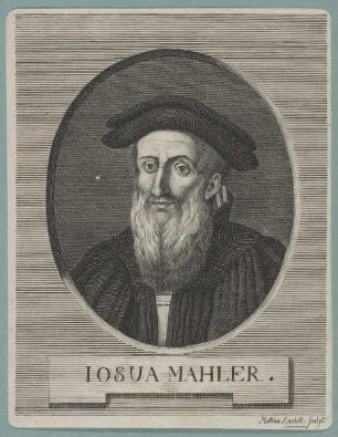 Bildnis des Iosua Mahler