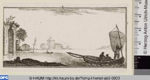 Seelandschaft mit Fischerboot