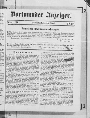 Dortmunder Anzeiger. 1847-1848