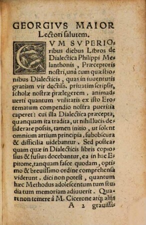 Qvaestiones Rhetoricae, Ex Libris M. T. Ciceronis, Qvintiliani, Et Philippi Melanthonis Collectae, Et Denvo Recognitae Et Avctae : Qvibvs Adiectae Svnt Aliquot Orationes ...