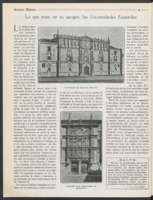 Lo que eran, en su apogeo, las Universidades Españolas